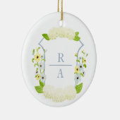 水彩紫陽花クレストボトルステッカー セラミックオーナメント (右)