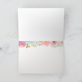 水彩紫陽花ハッピーマザーズデイカード シーズンカード (内部)