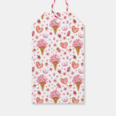 水彩紫陽花ハッピーヴァレンティーンズデイフレンド ギフトタグ (裏面)