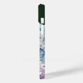 水彩紫陽花パーソナライズされた緑 Case-Mate iPhoneケース (裏面 / 左)