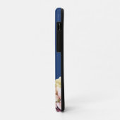 水彩紫陽花パーソナライズされた青 Case-Mate iPhoneケース (裏面/左)