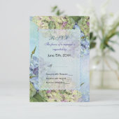 水彩紫陽花フローラ結婚ズ – RSVP (スタンド正面)