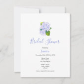 水彩紫陽花招待状 招待状 (正面)