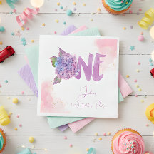 水彩紫陽花第1誕生日