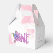 水彩紫陽花第1誕生日 フェイバーボックス (裏面サイド)