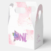 水彩紫陽花第1誕生日 フェイバーボックス (オープン)