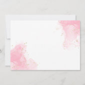 水彩紫陽花第1誕生日 招待状 (裏面)