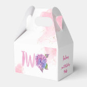 水彩紫陽花第2誕生日 フェイバーボックス (裏面サイド)