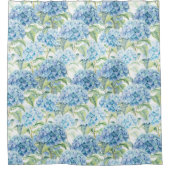 水彩紫陽花 シャワーカーテン (正面)