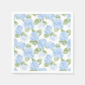 水彩紫陽花 スタンダードカクテルナプキン (正面)