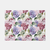 水彩紫陽花 ドアマット (正面)