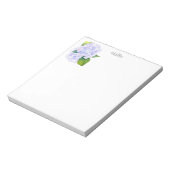 水彩紫陽花 ノートパッド (回転)