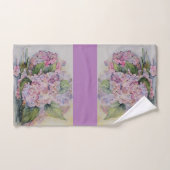 水彩紫陽花 バスタオルセット (ハンドタオル)