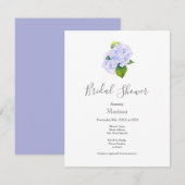 水彩紫陽花 招待状 (正面/裏面)