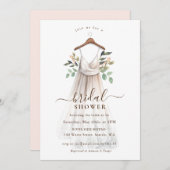 水彩結婚ブライダルシャワー 招待状 (正面/裏面)