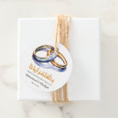 水彩結婚リングや輪イスラム引用文ニカ フェイバータグ (インサイチュ)