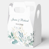 水彩結婚式の引き出物箱 フェイバーボックス (オープン)