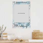 水彩結婚式写真小道具ポスター ポスター (キッチン)