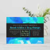 水彩結婚式招待状 招待状 (スタンド正面)