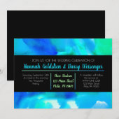 水彩結婚式招待状 招待状 (正面/裏面)