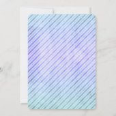 水彩結婚式招待状 招待状 (裏面)