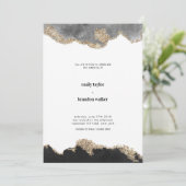 水彩結婚式招待状 招待状 (スタンド正面)