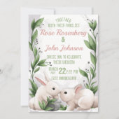 水彩結婚式招待状 招待状 (正面)