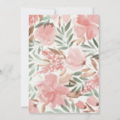 水彩結婚式招待状 招待状 (裏面)