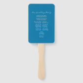 水彩結婚式 プログラムアマルフィタイル ハンドファン (裏面)