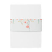 水彩結婚花 招待状ベリーバンド (裏面例)