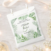 水彩結婚葉 フェイバーバッグ (クリップ留めされた状態)