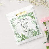 水彩結婚葉 フェイバーバッグ (封をした状態)