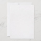 水彩結晶ウェディング日付を保存 セーブザデート (裏面)