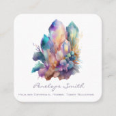 水彩結晶 スクエア名刺 (正面)