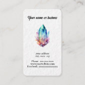水彩結晶 名刺 (正面)