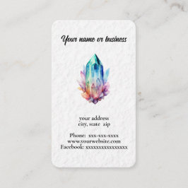 水彩結晶 名刺