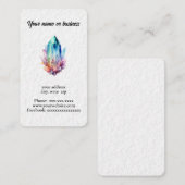 水彩結晶 名刺 (正面/裏面)