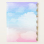 水彩結晶&金ゴールドクレセントムーンブティック プランナー手帳 (裏面)