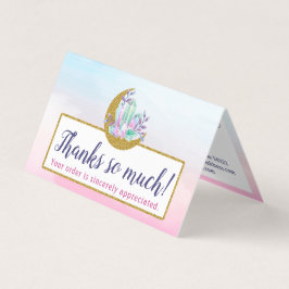 水彩結晶&金ゴールドムーンブティックサンキュー