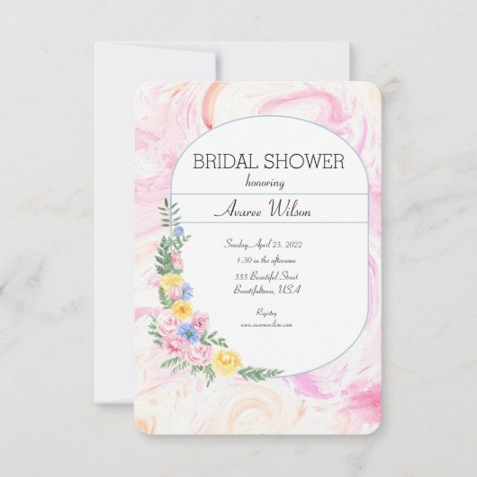 水彩絞り染め及びフローラリース (正面)