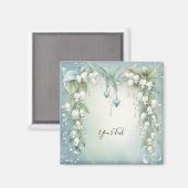 水彩絵のワイルドリリー マグネット (正面/裏面)