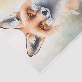 水彩絵を描キツネデイジー花 薄葉紙 (詳細)