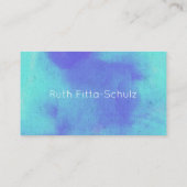 水彩絵を描抽象芸術ルピデキーラ 名刺 (裏面)