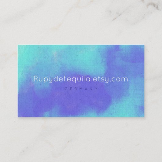 水彩絵を描抽象芸術ルピデキーラ 名刺 (正面)