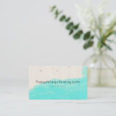 水彩絵を描抽象芸術ルピデテキーラ 名刺 (スタンド正面)