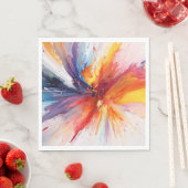 水彩絵を描抽象芸術爆発 スタンダードランチョンナプキン (インサイチュ)