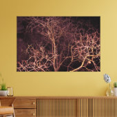 水彩絵画の冬の木 キャンバスプリント (インサイチュ (リビング))