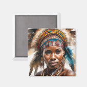 水彩絵画セット、超現実的キャラクター マグネット (正面/裏面)