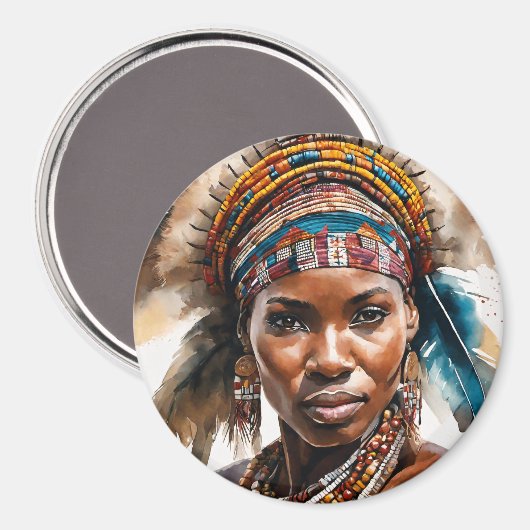 水彩絵画セット、超現実的キャラクター マグネット (正面/裏面)