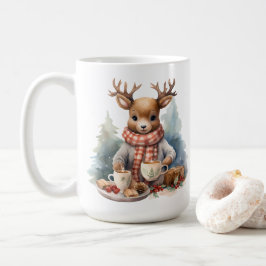 水彩絵画ヴィンテージマグカップ コーヒーマグカップ